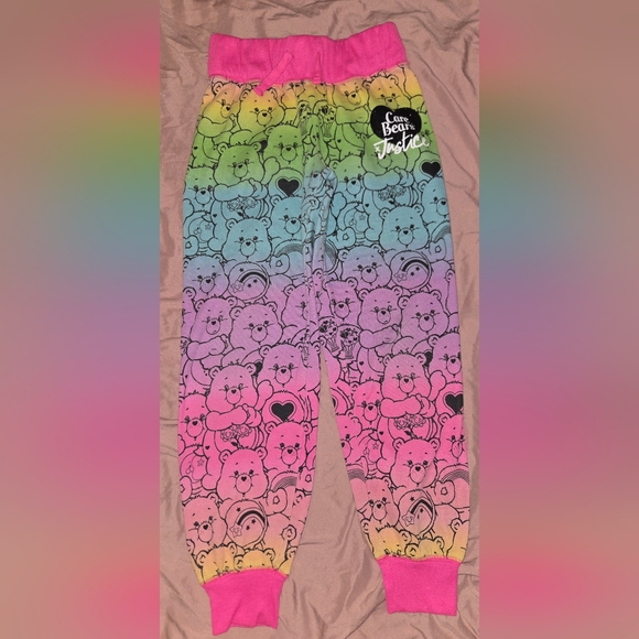 Justice X Carebears Kids Colorful Sweatpants - Picture 1 of 3